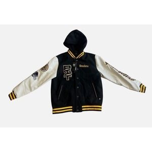 NWT NEW Pittsburgh Steelers Women's Varsity Jacket Small The Wild Collective